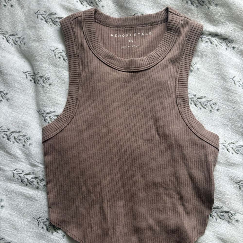 Aeropostale Women's Brown Tank Top